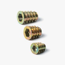 번데기 너트 (와셔형) / 인서트연결/ 목재 삽입/ 목공 가구용 /M6 /M8, 8*20(900.0818)