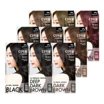 꽃을든남자 CS먹물칼라 일반염색약(새치), N2 진한흑갈색, 2개