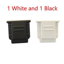 스테디 캠 카메라 봉 모노포드 삼발이 pcs 카메라 슈 커버 DSLT 리스 A65, 03 1White 1Black