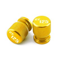 오토바이 CNC 알루미늄 합금 액세서리 타이어 밸브 에어 포트 커버 캡 혼다 CT125 CT 125 헌터 커브 2020, 05 Gold