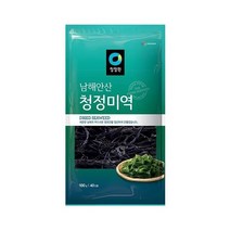 청정원 맛있는밑반찬 남해안산 청정 미역 40인분 맛있는 돌답례품 냉국 100g 간단한요리 간편식, 42개