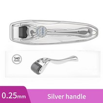 얼굴마사지기구 니들 롤러 DARSONVAL-DRS 540 더마 스킨 케어 및 바디 트리트먼트를 위한 티타늄 기계, [05] Silver 0.25mm, 05 Silver 0.25mm