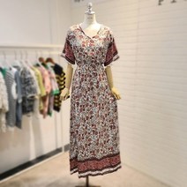 핑크피그 썸머 플라워 맥시 원피스(PPA22OPS1192)