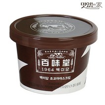 백미당 아이스크림 초코맛 18컵, 없음