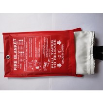 두꺼운 스타일 1mX1m 화재 담요 용접 담요 공장 사용 탈출 특수 장비 소방 천., 한개옵션0