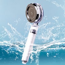 신아테크원 멀티샤워기 헤드 2중필터 FDA 인증 세디먼트필터 채택 (국산제품), 검정