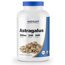 뉴트리코스트 황기 캡슐 240 캡슐 1병 1서빙 550mg 240회분 Astragalus Capsules [550 MG] [240 CAPS], 240정, 1개