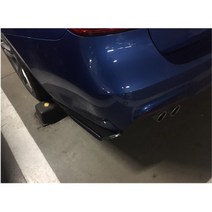 [BMW F30 리어 립] F30 리어바디킷 리어립 리어윙 3시리즈 리어립 320d 리어댐 F30 리어바디킷 / 프론트립, 무도색(검정)