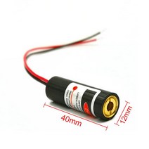 수평 전자 디지털 레이저 레이져 스마트 거리 수평기 줄자 공구 산업용650nm 5mW 3V 5V 빨간색 레이저 포인, 08 12mm 40mm_01 3-5V
