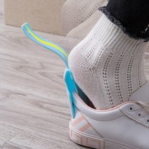 홈바내쓰 휴대용 미니 플라스틱 헤라 구두주걱 딥블루 2p, 1개