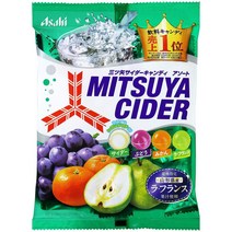 jp)아사히 미츠야 사이다향캔디 130G_4개 사이다캔디 수입 일본사탕, 130g, 4개