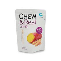 [MantaX] 청정원 CHEW앤REAL 고구마츄 60g / 간식 / 식사대용 / 고구마말랭이, 3개
