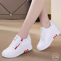 도오빠 여성 스니커즈 운동화 슬립온 키높이 어글리슈즈 레이스업 7cm 통굽 여자운동화