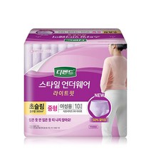 디펜드 스타일 라이트핏 초슬림 여성 중형 10Px8팩 /성인용기저귀