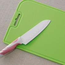 칼자국안나는 걸이형 도마 캠핑용주방용 실리콘 끓는물살균소독 양면 미끄럼방지도마 국내생산, 그린
