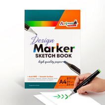[아트메이트] 마카스케치북 A4 90g 30매, 단품
