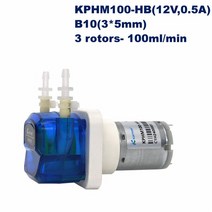 펌프 모터Kamoer KPHM100 (9-140 미리리터분) 1224V DC스테퍼 모터 연동 도징 펌프 제로 오염 비용 효율적, 01 KPHM100-HBB10