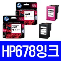 HP 678 쿠팡E 정품 잉크, 검정, 1개입