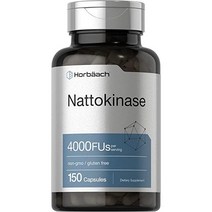 Nattokinase 나토키나제 4000 FU 150 Capsules by Horbaach