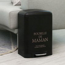 달팽이리빙 푸벨드마망 페달 휴지통 12L, 화이트, 1개