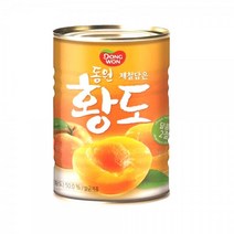 동원 제철담은 복숭아 황도 2절 400g x 15캔, 15개