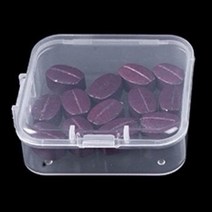 베크나모루 투명미니수납함 5.5 x 5.5 cm, 투명, 10개