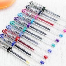 동아 파인테크 캡 0.25 0.3 중성펜 잉크펜, 0.3mm_흑녹(35)