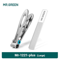 미스터그린 손톱깎이 Mr-1221plus 대형+네일샤이너 세트, 혼합색상, 1세트