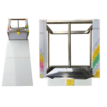 nicespo 좌전굴측정기 앉아윗몸앞으로굽히기 보드판 흰색