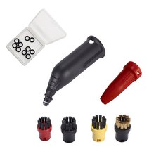 스팀 청소기 노즐 슬릿 브러시 KARCHER SC1/SC2/SC3/SC4/SC5 스크래핑 용 전원 헤드, 01 black   red_01 기타