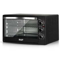 Yanyu 전기오븐 48L 대용량 비주얼 베이커리 가정용 스마트 R.5315, 블랙/R.5315