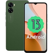 [해외] 언락폰 자급제폰 UMIDIGI Unlocked Smartphones G3 Android 13 Smartphone Dual Sim 4G LTE, Graphite Black, 4+128G, 블랙, 128GB