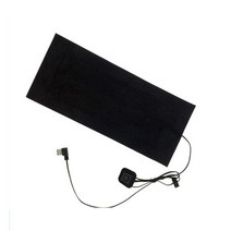 usb 전기요 보조배터리 연결 휴대용 등산 야외 업무 전기세 절감 방수패드 3 기어 따뜻한 조끼 자켓 오토바이 겨울 온난화 장비 조절 매트 전기요, 검은색