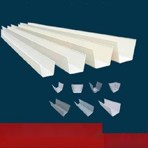 DIY PCV 처마 지붕 물받이 빗물받이 블럭 판넬지붕 시스템 홈통 배수 파이프 커터, 04.200 직각 수컷 벤드-단독주문불가