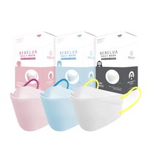 베베루아 키즈 데일리 컬러 마스크 30매, 퓨어화이트 30매