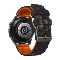 순토 다이빙컴퓨터시계 suunto 9 peaksuunto 5 피크 밴드 smartwatch 팔찌 시계 밴드 소프트 실리콘 팔찌 액세서리 용 22mm 교체 스트랩, 블랙 오렌지, 순토 5 피크용