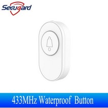 독거노인비상벨 장애인 SOS 간병인 응급호출기 호출벨 가정용 118983, 433MHz Button