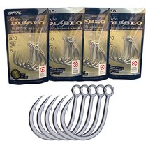 (해룡) BKK 디아블루 싱글훅 디아블로 울트라 녹방지 8091-HG 낚시바늘, 5/0