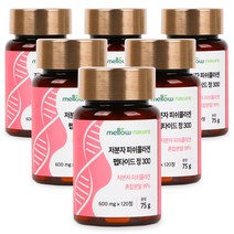 멜로우네이쳐 300달톤 저분자 피쉬 콜라겐 120정 펩타이드 분말, 120정 x 6개, 6개