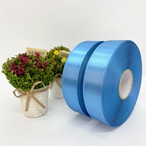 포장 리본 끈 제이제이리본 고밀도주자 2롤 45M (20mm 25mm), 25mm, 파랑색