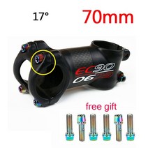 EC90 초경량 스템 카본 스템 60MM-120MM 로드 바이크 스템 617 31.8mm 핸들 바 MTB 파워 사이클링 Accesorios, 17도-70mm