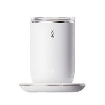 머그컵워머 USB 전기 이중 절연 스마트 머그컵 55 ℃ 히터 커피 우유 믹싱, 01 white