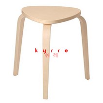 이케아 쉬레 원형 스툴 화장대 간의 의자, 원목