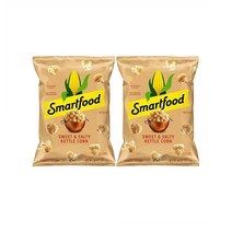 스마트푸드 Smartfood Sweet & Salty Kettle Corn Popcorn 스위트 앤 솔티 케틀 콘 팝콘 10oz(283.5g) 2팩, 1개, 1g