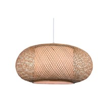 라인조명 라탄 1등 펜던트 라탄조명갓 여름조명 인테리어조명, D_라탄1등 펜던트 D타입