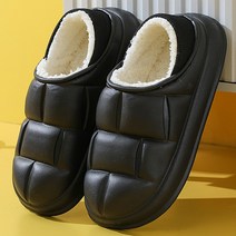 감성갤러리 EVA 식빵 포근 겨울 털실내화 신발 슬리퍼 S-S015