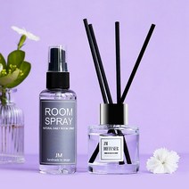 정민이네샵 [선물포장무료] 유해성분 불검출 KC인증 완료 안전한 룸탈취스프레이 [블랙캡 80ml+디퓨져세트] 휴대용탈취제 웨딩답례품 결혼답례품 단체선물 고급답례품 소규모답례품 돌답례품 화장실거실탈취제, 1세트, 블랙캡 80ml+스틱디퓨져50ml 2조(라벤더향)