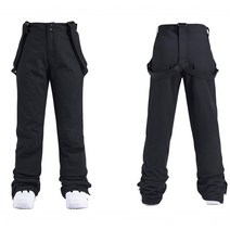 야외 의상 스키 바지 방풍 방수 겨울 두꺼운 스노우 바지 스포츠 겉옷 스노우 보드 스트랩 바지 남성 여성
