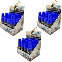 27리빙 가벼운 유성매직, 36개, 파랑