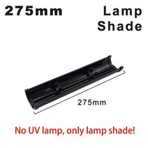 수족관 Ulraviolet 조명 UVC 살균기 Ish 저수지 소독 물고기 탱크 살균 220V 3W 5W 7W 9W 11W 13W, 275mm Lamp Shade_220V